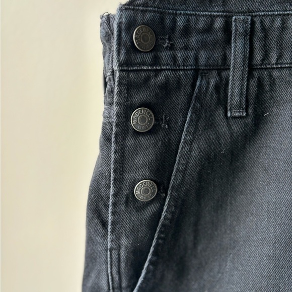 MADEWELL | Adirondack Short Overalls in Washed Black | L - Picture 9 of 11